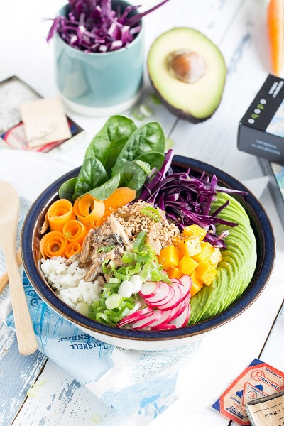 PB2. Poké bowl thon