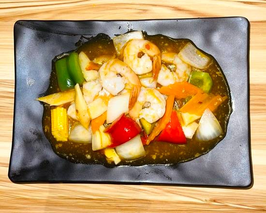Crevettes au curry 🌶🌶