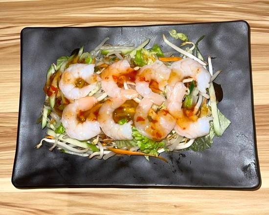 Salade chinoise crevettes