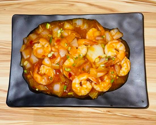 Crevettes à la sauce piquante 🌶🌶