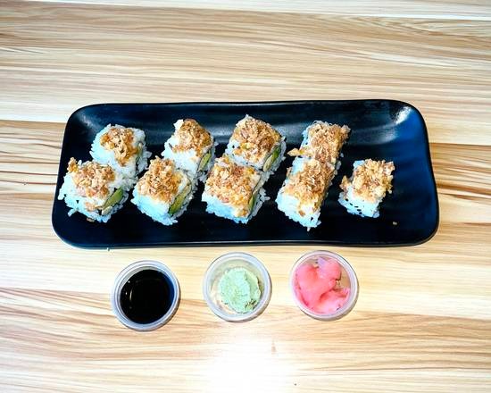 Crunch avocat saumon roll 6pcs