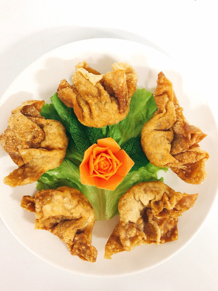 10.Raviolis frits aux crevettes (5 pcs)