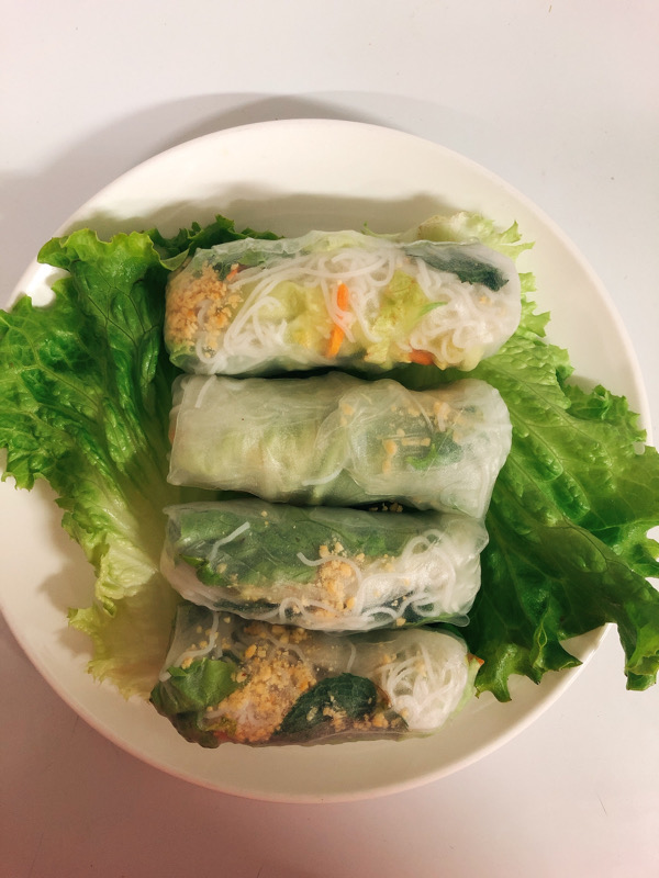 15.Rouleaux de printemps(végétarien)(4pcs)