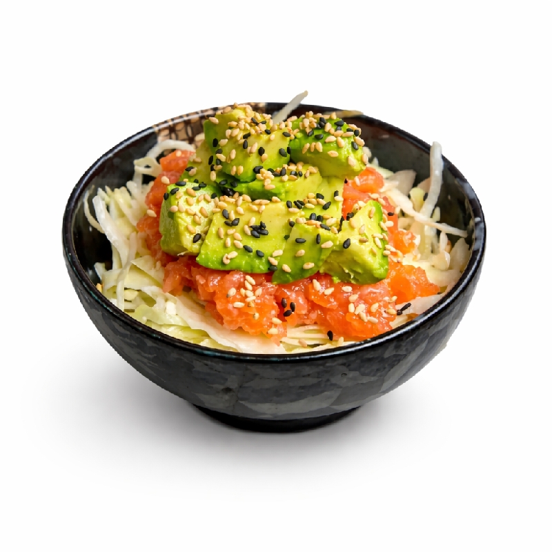 E3 Salade de chou saumon avocat