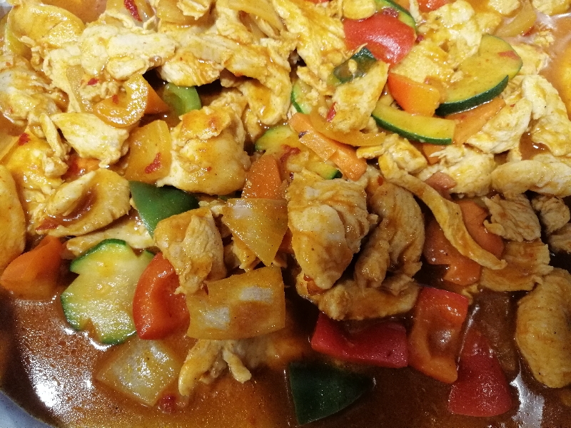 Poulet au saté