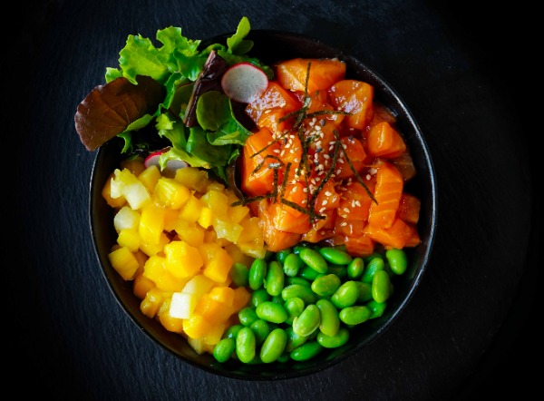 Poké saumon