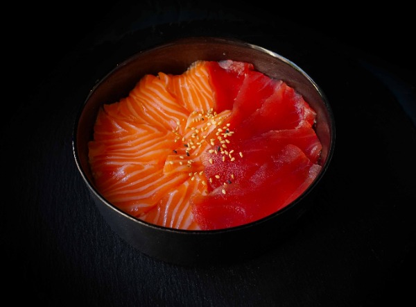 Chirashi saumon et thon