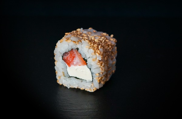 California saumon cheese