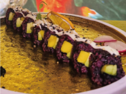 243. BLACK VEG ROLL