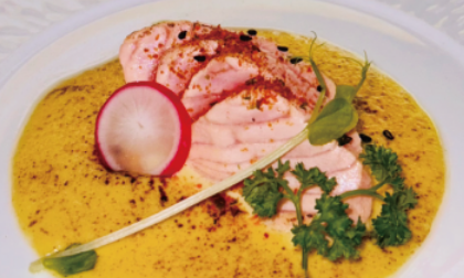 D245. SASHIMI FLAMBÉ