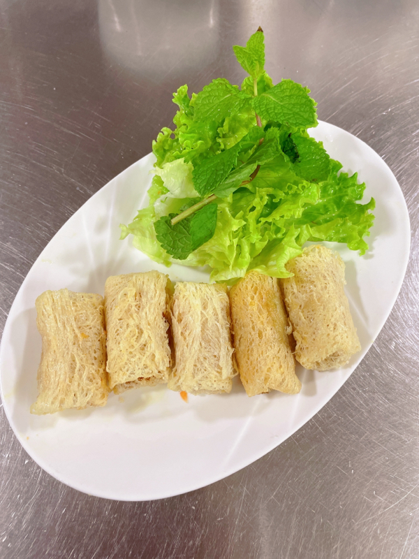 E1. 素春卷. Nems au légumes(5 pièces)