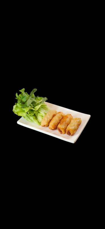 E2. 鸡春卷. Nems au poulet (5 pièces)
