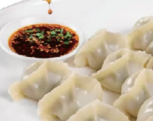 A5.猪肉白菜饺子(10粒) Raviolis Chinois (porc et chou Chinois) Fait Maison (l0pcs)