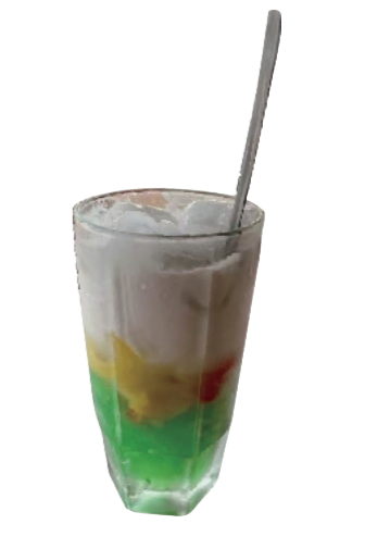 DE12 . 三色冰Dessert aux trois couleurs