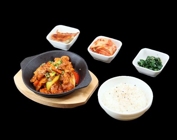 BA2. 铁板鸡肉. Barbrcue poulet