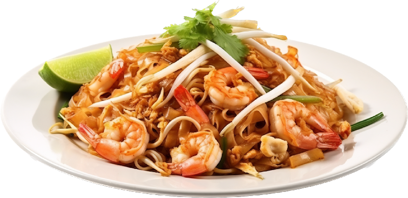 PT2. 鲜虾炒粿条 Pad Thai crevette