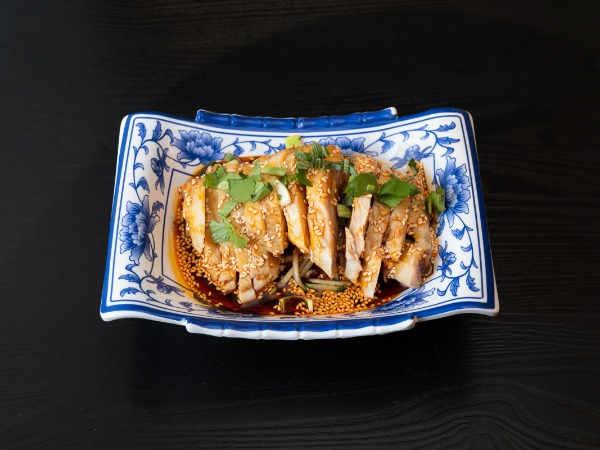 9. 口水鸡 Poulet nage dans la sauce piquante
