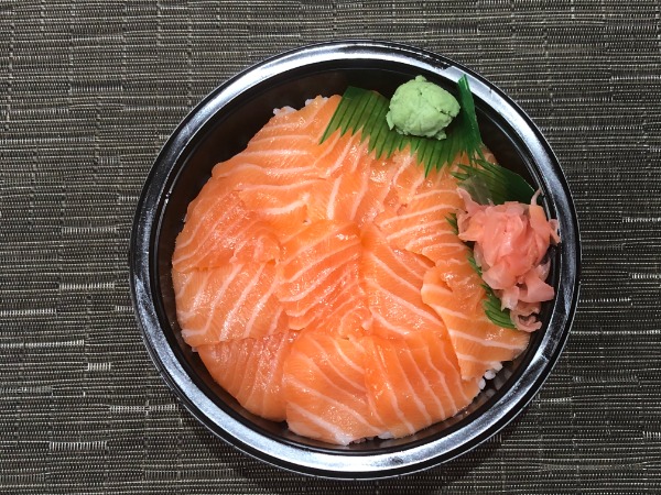 Menu chirashi saumon