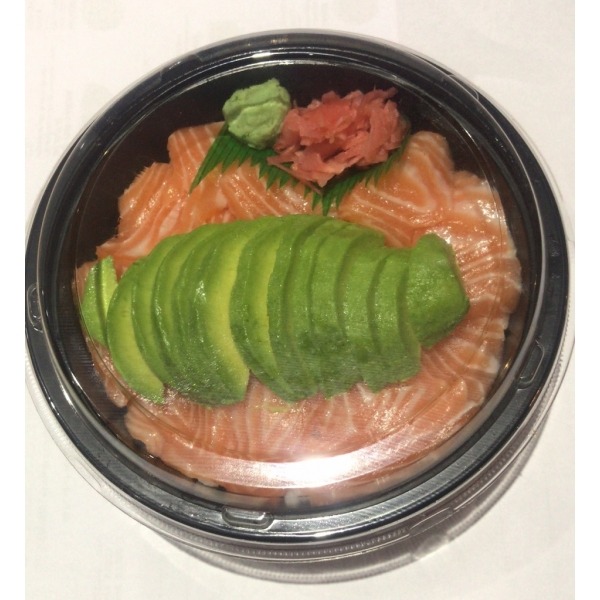 Menu chirashi saumon avocat