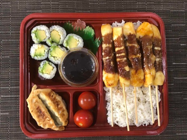 Menu brochettes de boeuf