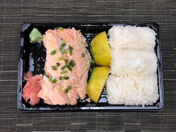 Menu vapeur saumon