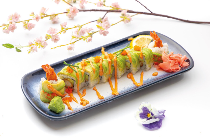 DR2-Dragon roll Tempura crevette avocat