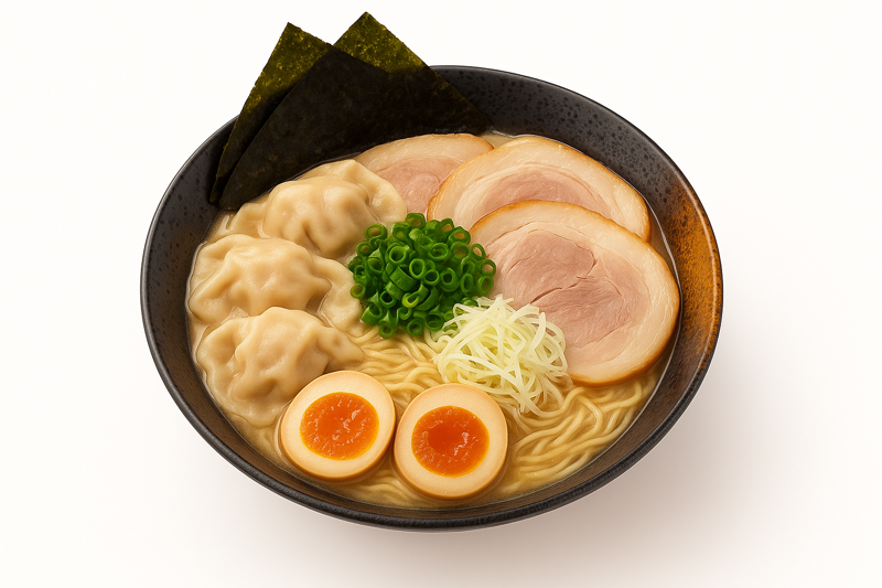 Wonton-men spécial (bouillon de porc)