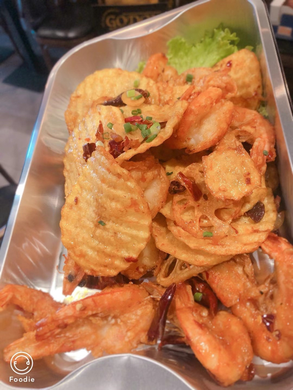 Crevettes parfumées et épicée