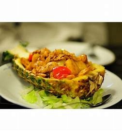 Poulet à l'ananas frais