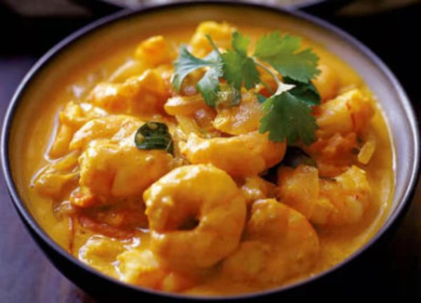 20. Crevette sauce curry