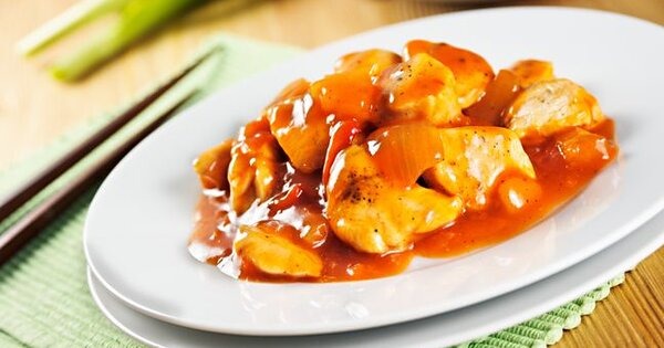 23. Poulet Ananas aigre douce