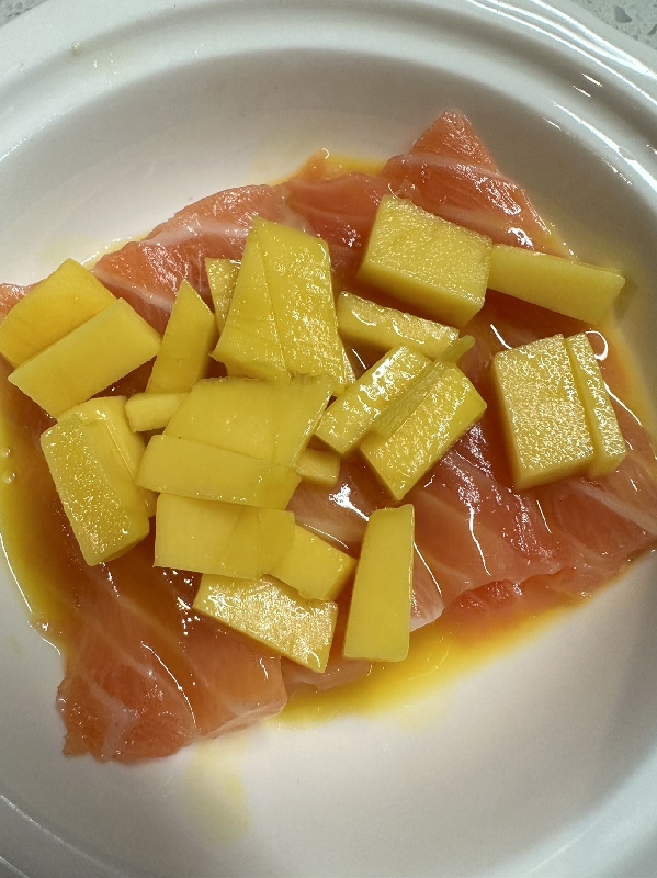 G10 carpaccio saumon exotique