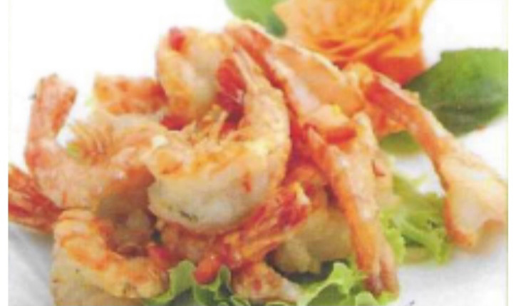 A13 Crevettes au sel et poivre (8pcs)