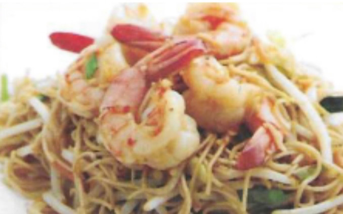 A9C Nouilles sautées aux crevettes