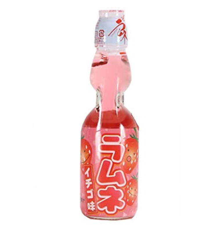 Ramune Soda Japonais ( Fraise )