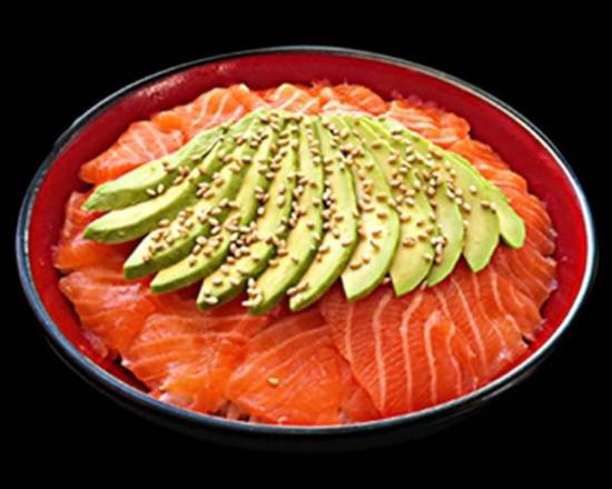 E. Chirashi saumon(avocat en supplément )