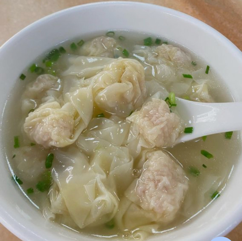 7. Soupe de raviolis thaïlandais (crevettes)