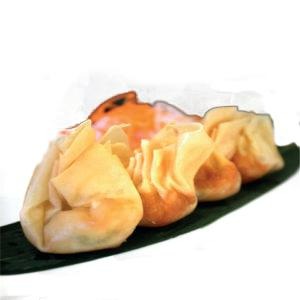15. Wanton con gamberi fritti (4 pezzi)