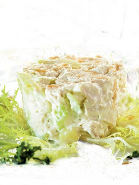5b. Insalata con gamberi e salsa dello chef