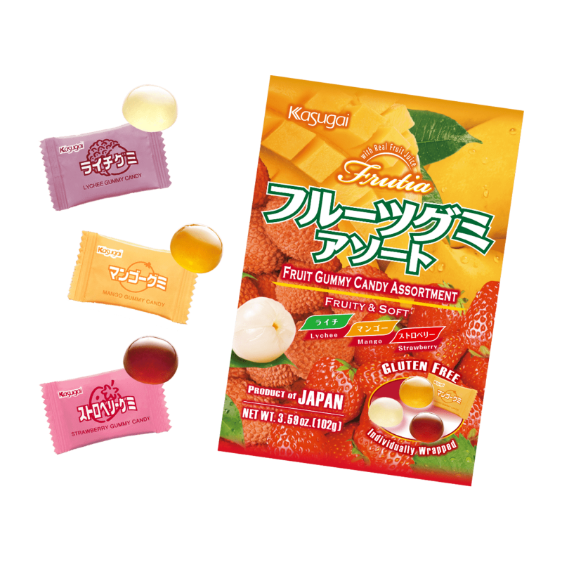 Bonbons gummy 3 fruits
