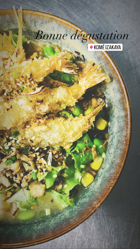 UD1 | Udon bouillon Tempura crevettes 🍤