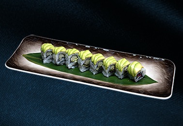 106. Uramaki veggie