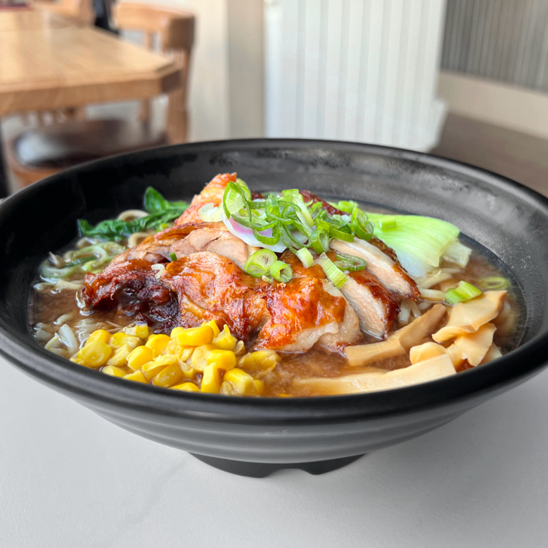 Roasted duck noodle soup