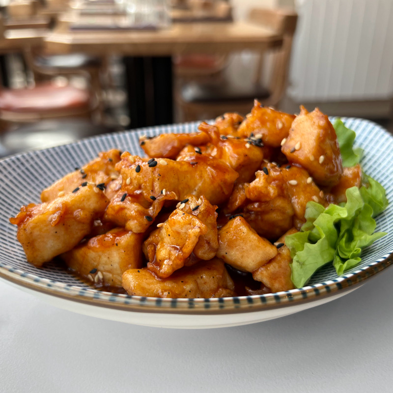 Sweet and Sour Caramel Chicken