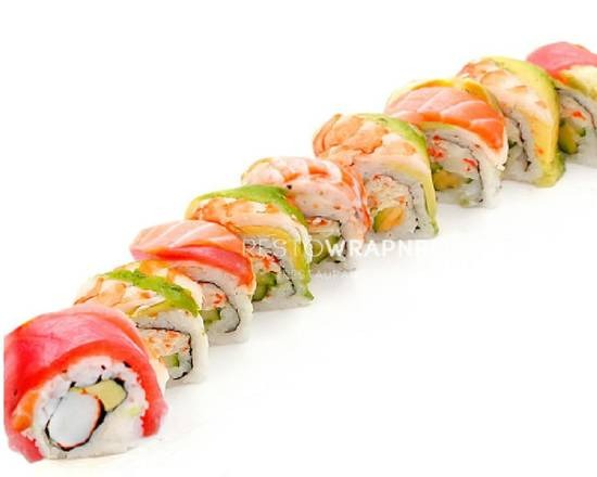 9. 10 pièces de Rainbow Roll