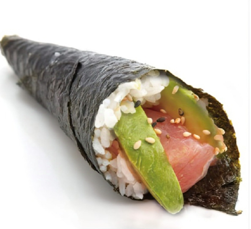 Temaki spicy thon-avocat (pimenté) (1 pièce)