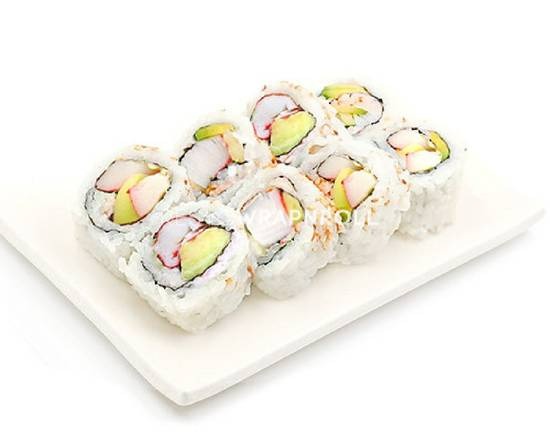 5. 8 pièces de California Roll crevette