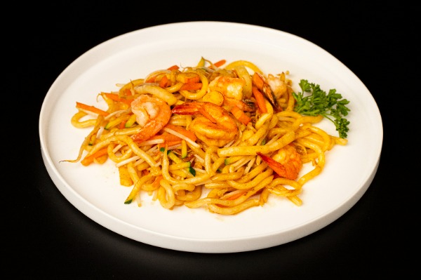 44. YAKI UDON WITH SEAFOOD