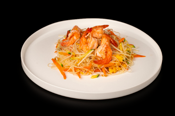 38. RICE SPAGHETTI WITH SHRIMP