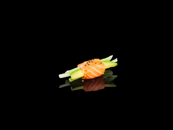 A10. SALMON ROLLS